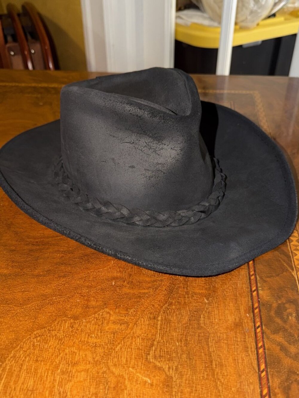 Hatquarters Henschel Hat Co. Men's Cowboy Hat S Aussie Breezer Suede Leather